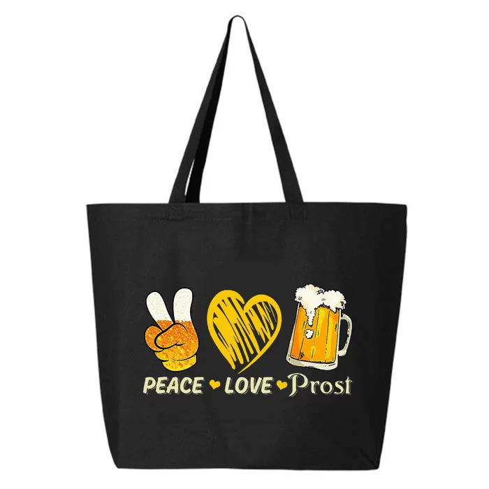 Cute Oktoberfest Costume Love Prost Prost Oktoberfest 25L Jumbo Tote