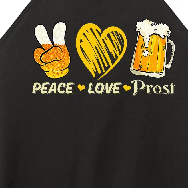 Cute Oktoberfest Costume Love Prost Prost Oktoberfest Women’s Perfect Tri Rocker Tank