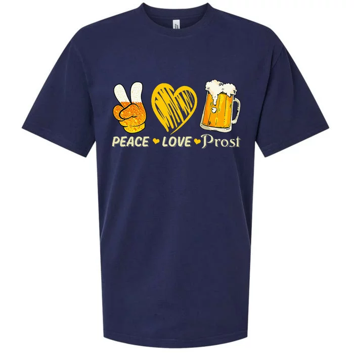 Cute Oktoberfest Costume Love Prost Prost Oktoberfest Sueded Cloud Jersey T-Shirt