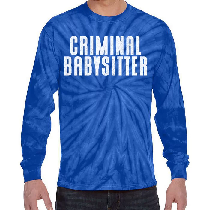 Correctional Officer Criminal Sitter Corrections Officer Funny Gift Tie-Dye Long Sleeve Shirt