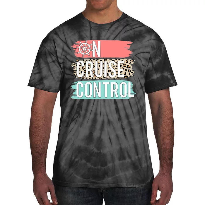 Control On Cruise Leopard Funny Summer Vacation Family Wo Tie-Dye T-Shirt