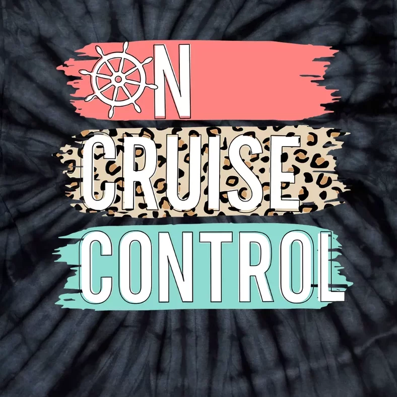 Control On Cruise Leopard Funny Summer Vacation Family Wo Tie-Dye T-Shirt