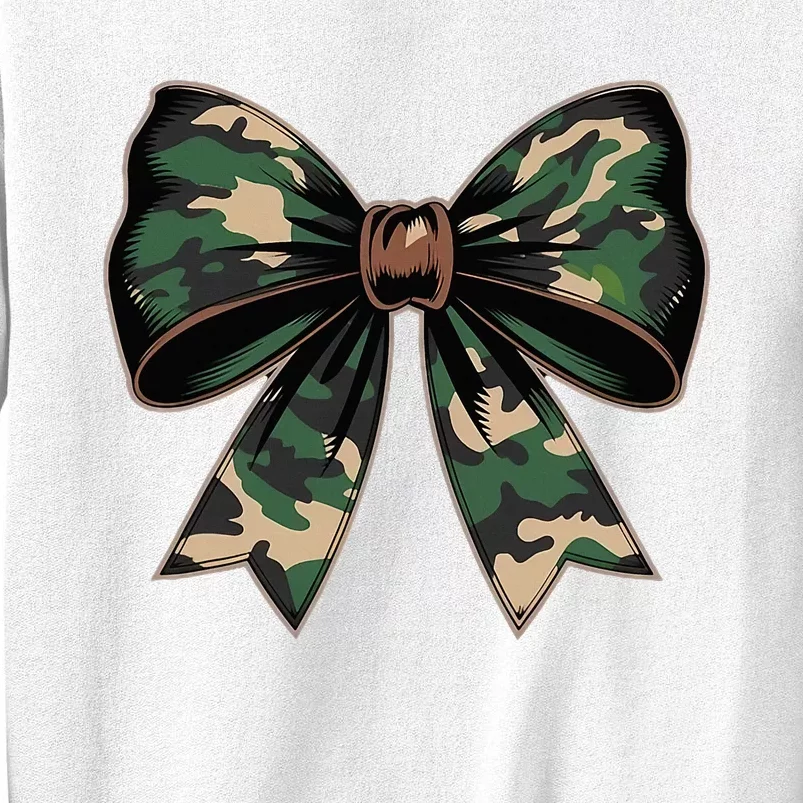 Camouflage Old Camo Bow Camo Coquette Bow Hunting Sweatshirt