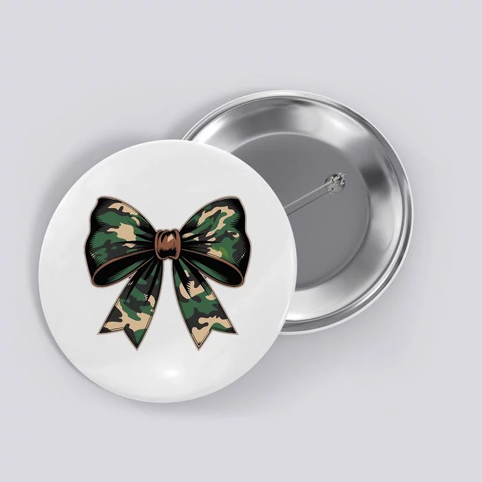 Camouflage Old Camo Bow Camo Coquette Bow Hunting Button