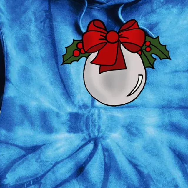 Christmas Ornament Tie Dye Hoodie