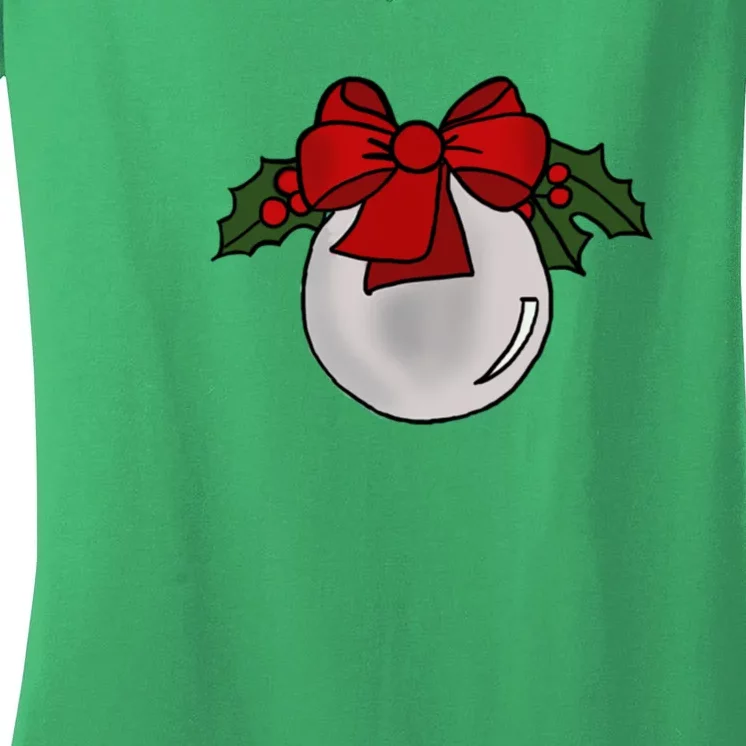 Christmas Ornament Women's V-Neck T-Shirt