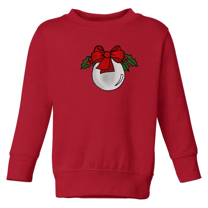 Christmas Ornament Toddler Sweatshirt