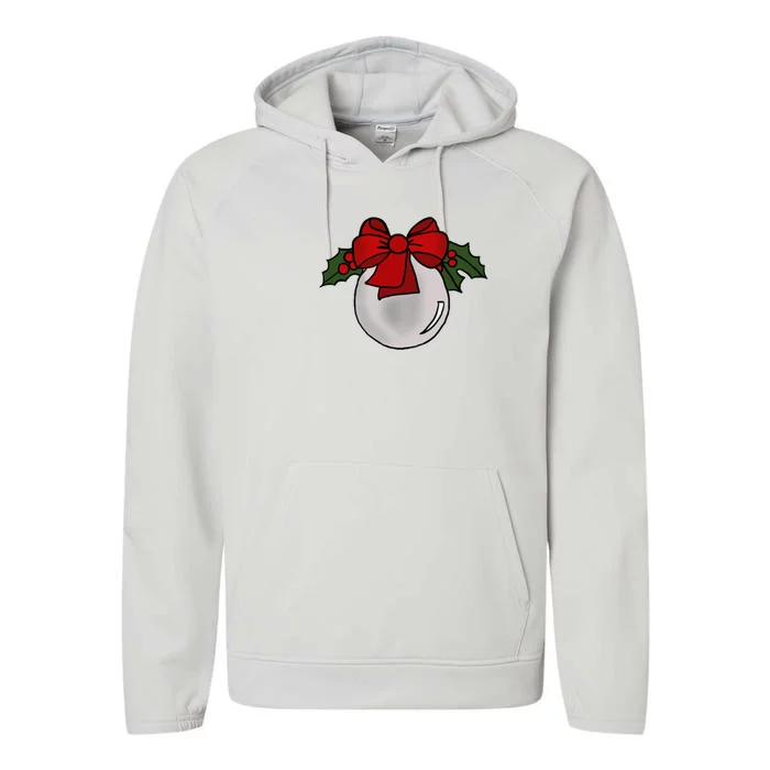 Christmas Ornament Performance Fleece Hoodie