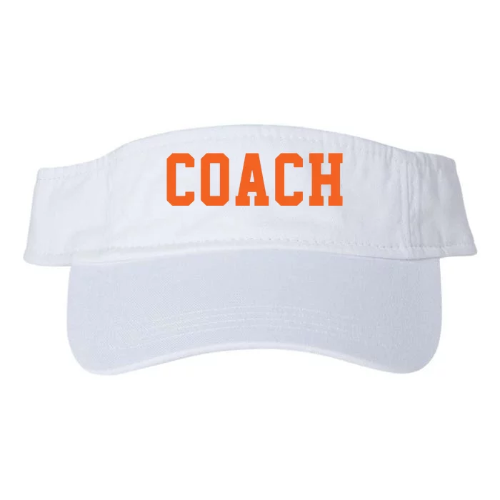 Coach Orange Valucap Bio-Washed Visor