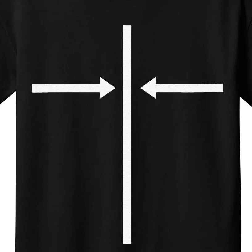 Centered On Christ Cross And Computer Icon Kids T-Shirt