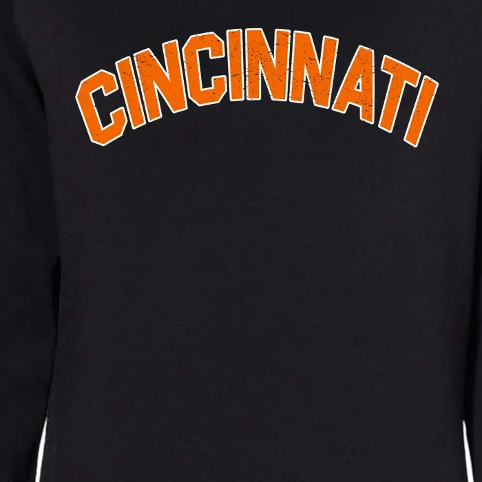 Cincinnati Ohio Womens California Wash Sweatshirt