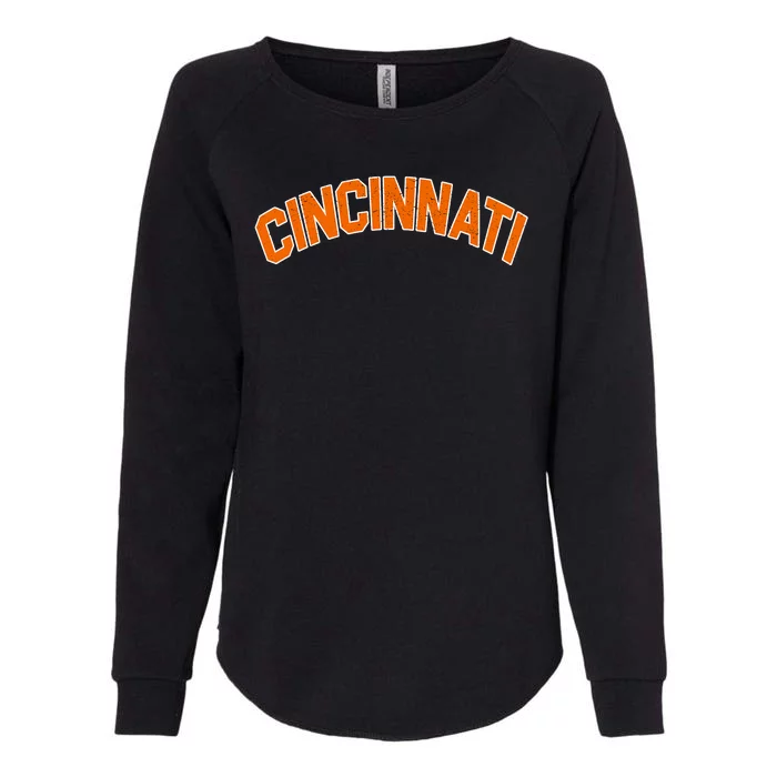 Cincinnati Ohio Womens California Wash Sweatshirt