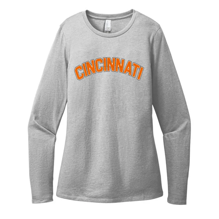 Cincinnati Ohio Womens CVC Long Sleeve Shirt