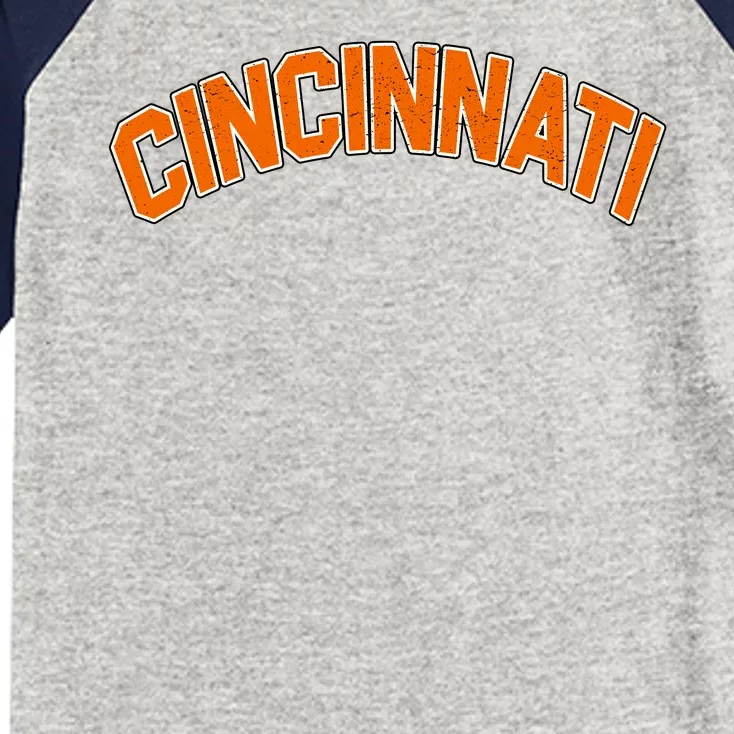 Cincinnati Ohio Kids Colorblock Raglan Jersey