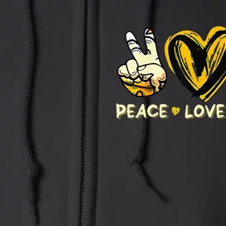 Cute Oktoberfest Costume Peace Love Prost Prost Oktoberfest Full Zip Hoodie