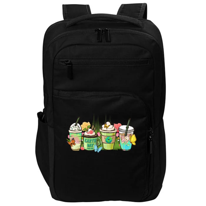 Cups Of Coffee Earth Day Save Our Planet Nature Environt Meaningful Gift Impact Tech Backpack