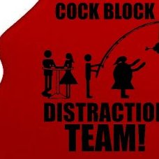 Cock Block Distraction Team Tree Ornament