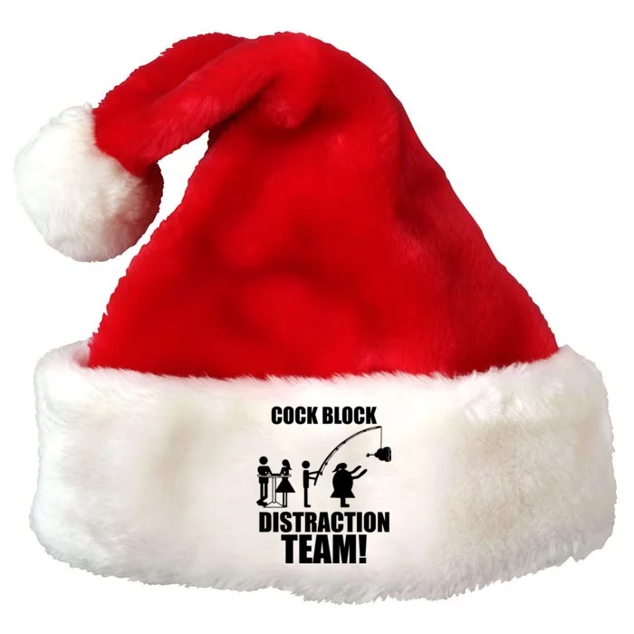 Cock Block Distraction Team Premium Christmas Santa Hat