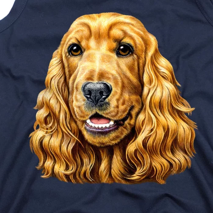 Cocker Spaniel Face Tank Top