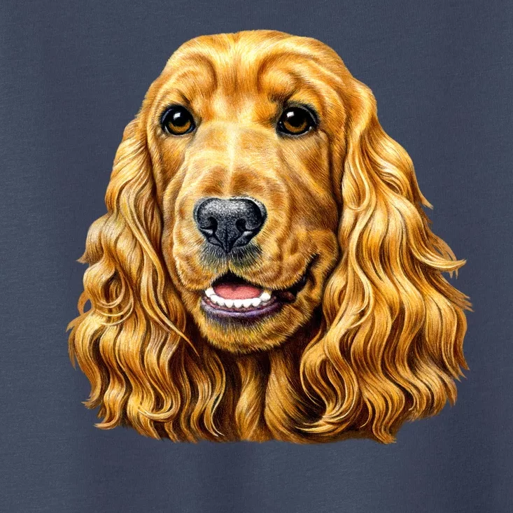 Cocker Spaniel Face Toddler T-Shirt