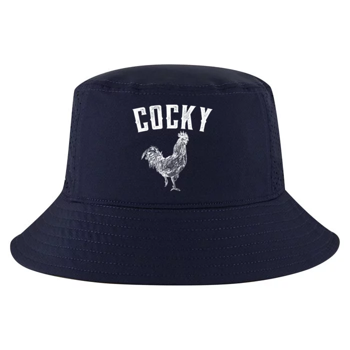 Cocky Rooster Cool Comfort Performance Bucket Hat