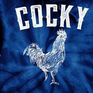 Cocky Rooster Tie Dye Hoodie