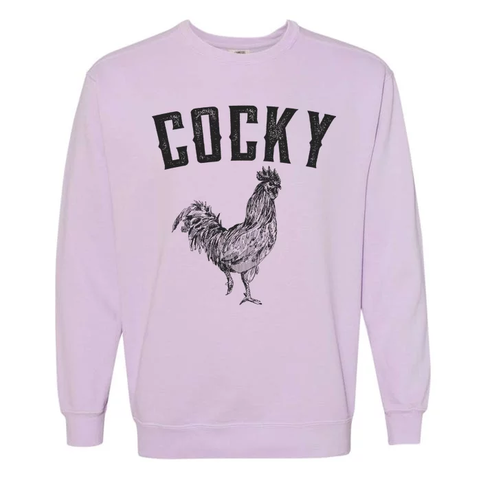 Cocky Rooster Garment-Dyed Sweatshirt