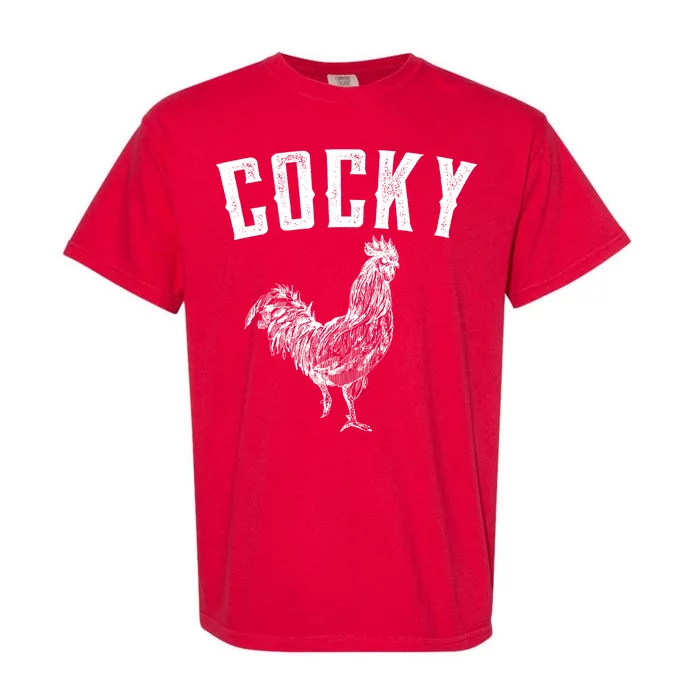 Cocky Rooster Garment-Dyed Heavyweight T-Shirt