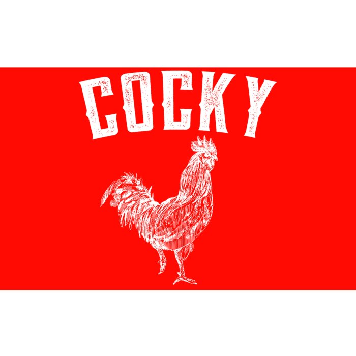 Cocky Rooster Bumper Sticker