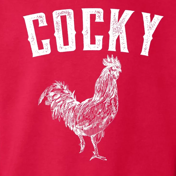 Cocky Rooster Toddler Hoodie