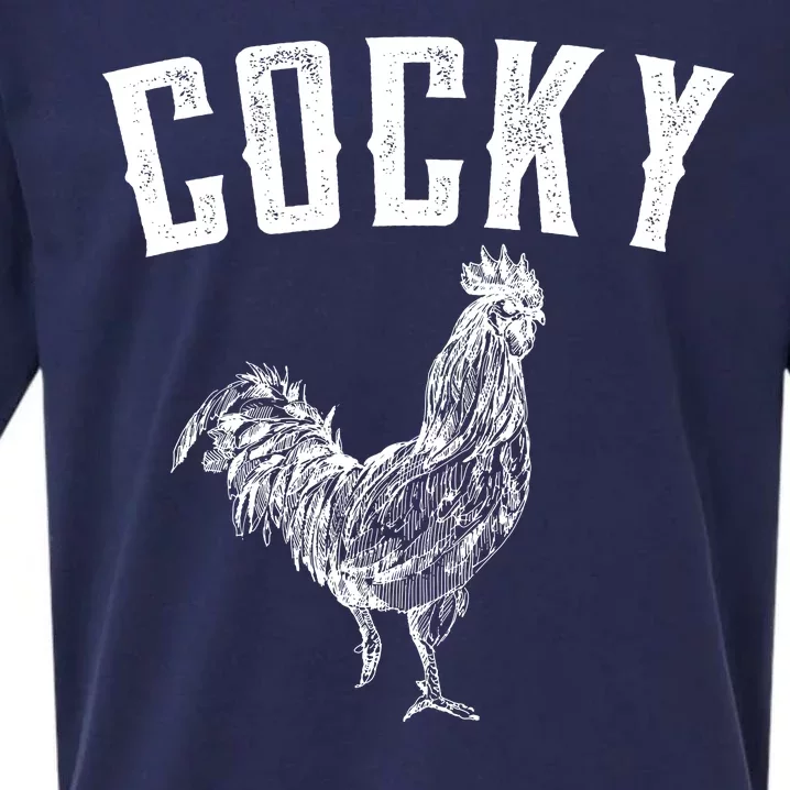 Cocky Rooster Sueded Cloud Jersey T-Shirt