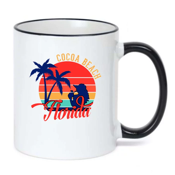 Cocoa Beach Black Color Changing Mug