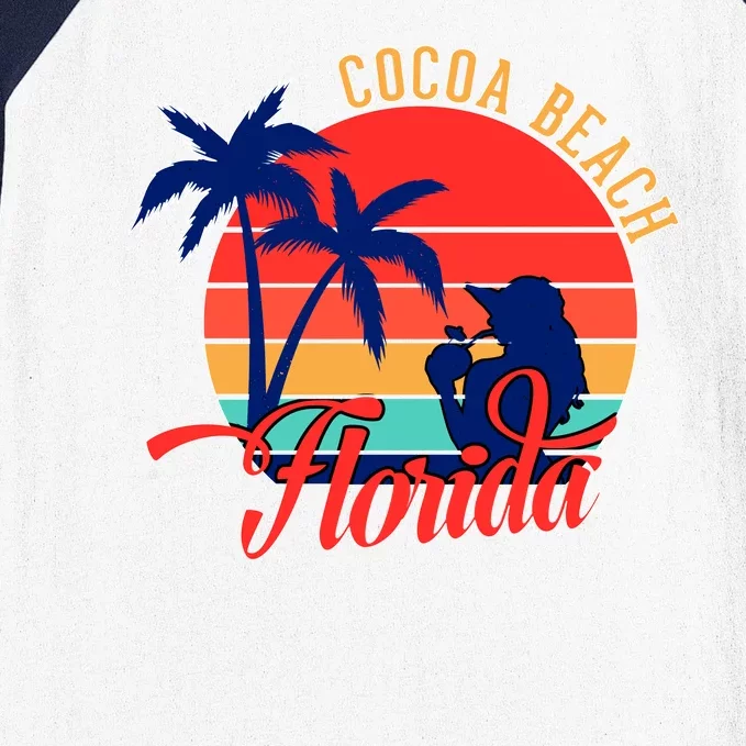 Cocoa Beach Baseball Sleeve Shirt