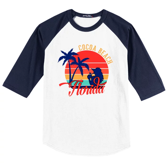 Cocoa Beach Baseball Sleeve Shirt