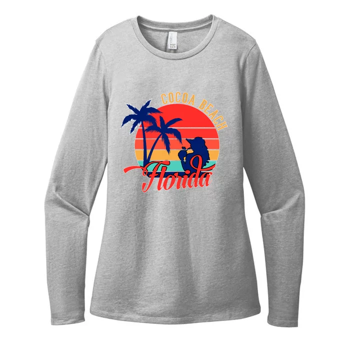 Cocoa Beach Womens CVC Long Sleeve Shirt