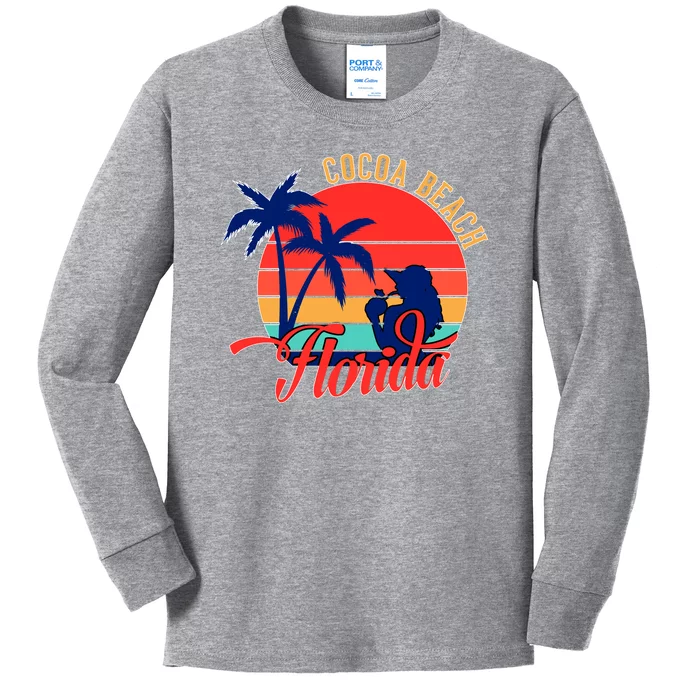 Cocoa Beach Kids Long Sleeve Shirt