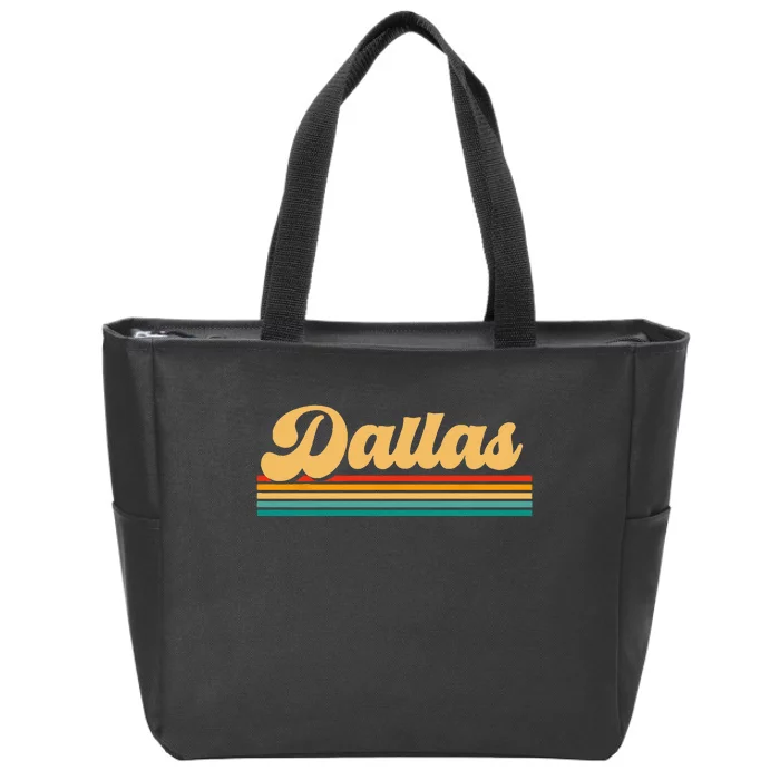 City Of Dallas Texas Zip Tote Bag