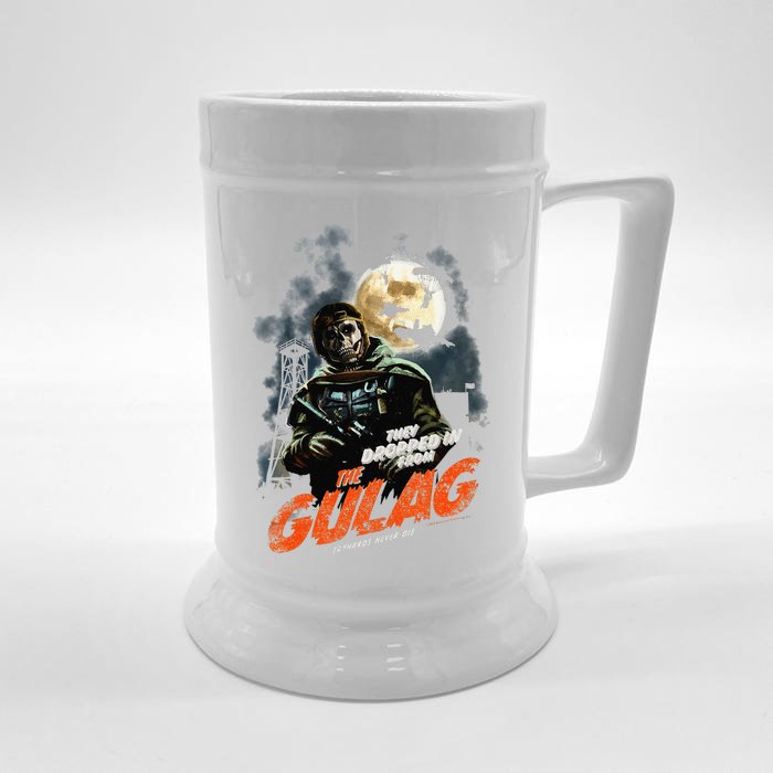 Call Of Duty Halloween Gulag Tryhards Never Die Distressed Front & Back Beer Stein