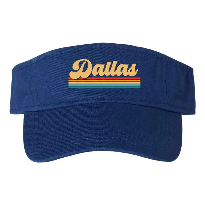 City Of Dallas Texas Gift Valucap Bio-Washed Visor