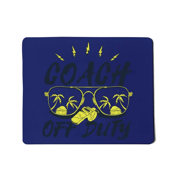 Coach Off Duty Summer Vacation Mousepad