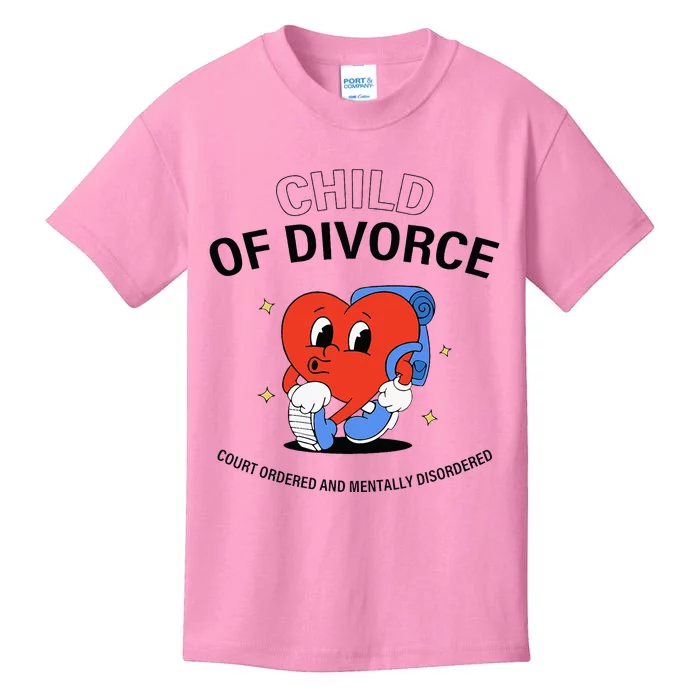 Child Of Divorce Court Ordered And Mentally Disordered Kids T-Shirt