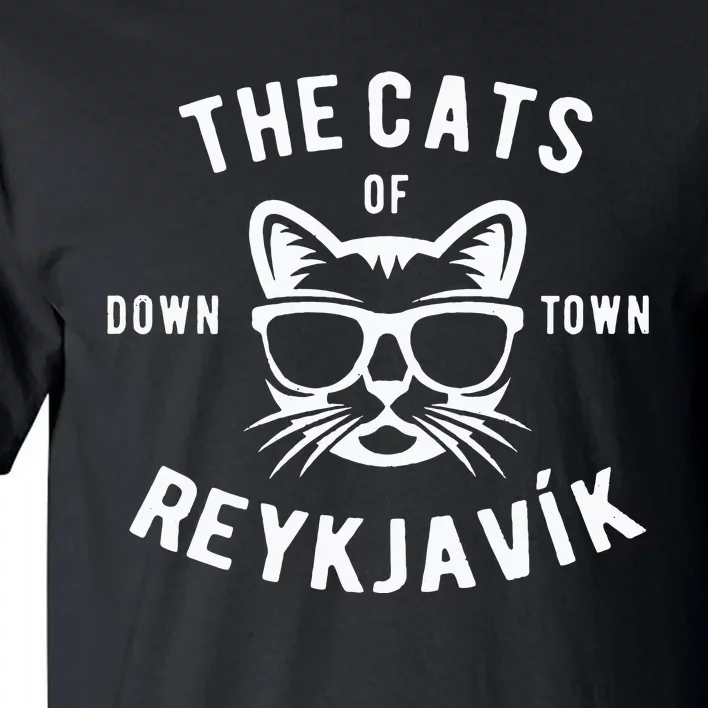 Cats of Downtown Reykjavik Tall T-Shirt