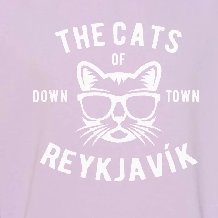 Cats of Downtown Reykjavik Garment-Dyed Sweatshirt