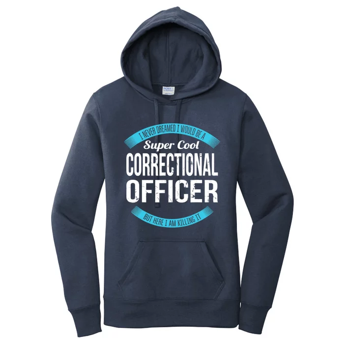 Correctional Officer Design Gifts Funny Women's Pullover Hoodie