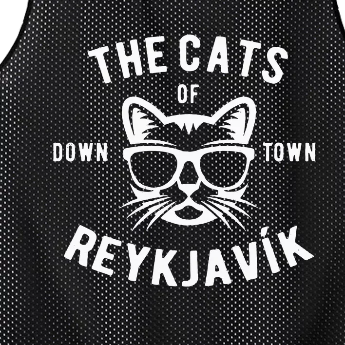 Cats of Downtown Reykjavik Mesh Reversible Basketball Jersey Tank