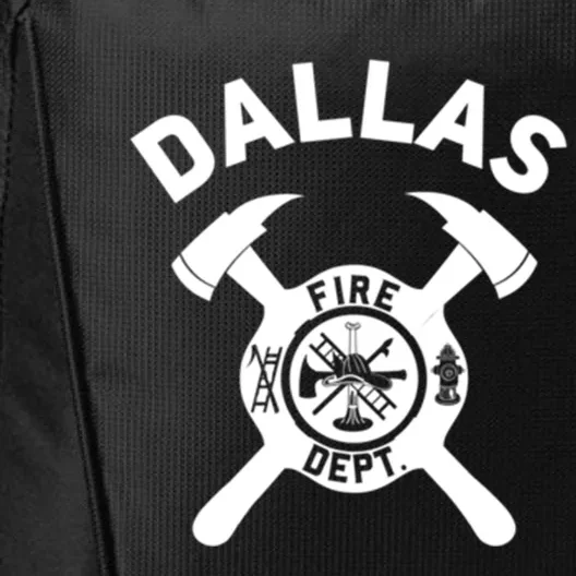 City Of Dallas Fire Departt Texas Firefighter Gift City Backpack