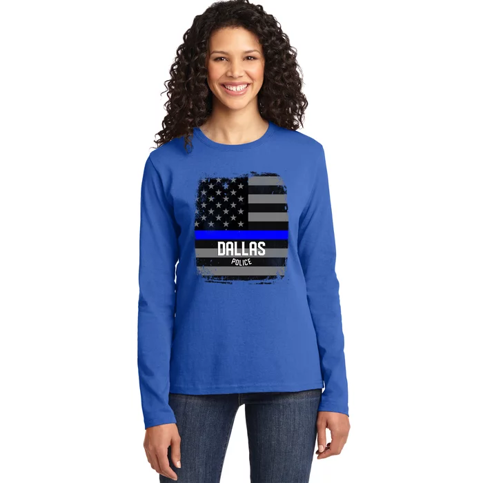 City Of Dallas Police Officer Texas Police Great Gift Ladies Long Sleeve Shirt