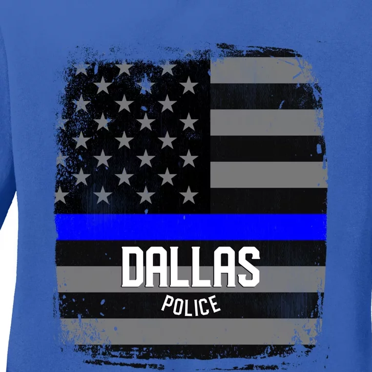 City Of Dallas Police Officer Texas Police Great Gift Ladies Long Sleeve Shirt