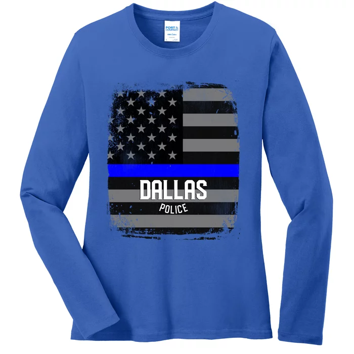 City Of Dallas Police Officer Texas Police Great Gift Ladies Long Sleeve Shirt