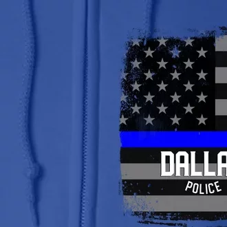 City Of Dallas Police Officer Texas Police Great Gift Full Zip Hoodie